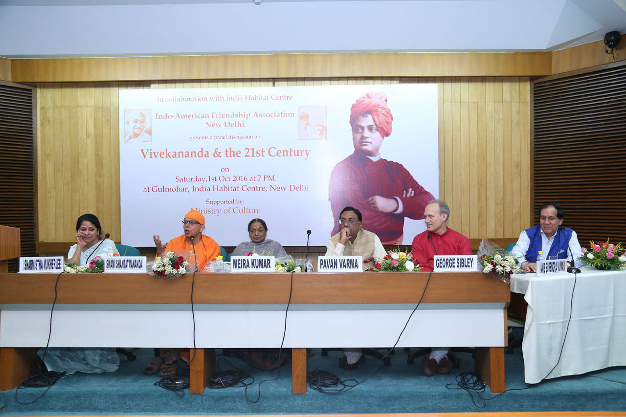 Vivekananda & the 21st Century, 1st Oct 2016, IHC New Delhi at 7 PM