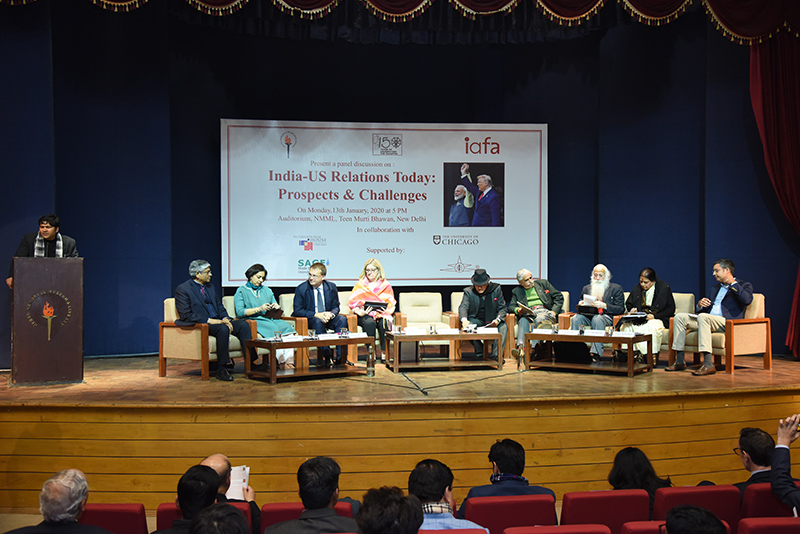 IAFA’s Panel discussion on 13 th Jan 2020 on : India - US Relations : Prospects & Challenges at NMML organised in collaboration with the University of Chicago & the NMML, New Delhi at 5 PM