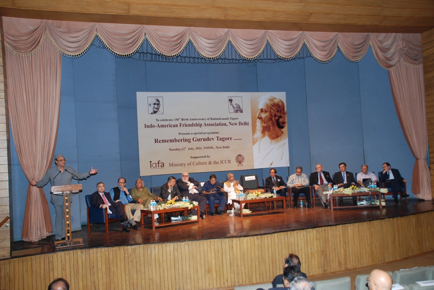 Remebering Gurudev Tagore organised by IAFA on 12th July 2011 NMML,Teen Murti Bhawan New Delhi.